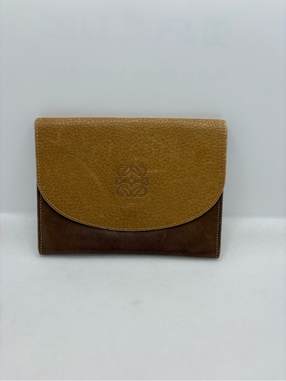 LOEWE Anagram leather pouch